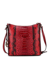 MKF Meline Crocodile and Snake Embossed Shoulder king-general-store-5710.myshopify.com