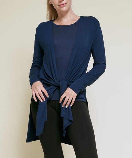 Bamboo Solid Long Cardigan king-general-store-5710.myshopify.com