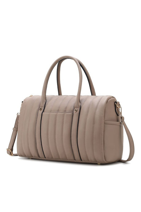 MFK Collection Luana Quilted Duffle Bag by Mia K king-general-store-5710.myshopify.com