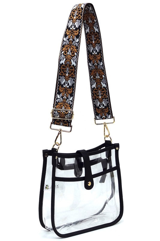 See Thru Guitar Strap Hobo Crossbody Bag king-general-store-5710.myshopify.com