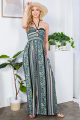 Halter Jumpsuit Cut Out Wide Leg with Pockets king-general-store-5710.myshopify.com