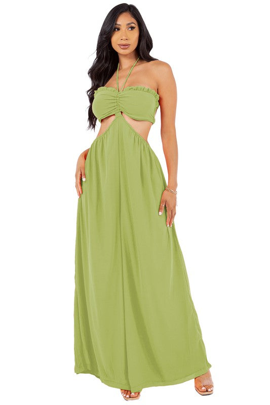 Green Bralette Top Jumpsuit king-general-store-5710.myshopify.com