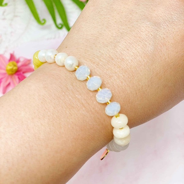 Semi-Precious Bauble Stretch Bracelet king-general-store-5710.myshopify.com