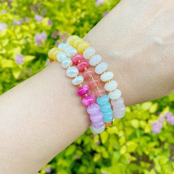 Semi-Precious Bauble Stretch Bracelet king-general-store-5710.myshopify.com