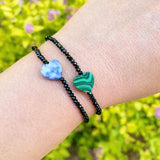 Semi-Precious Heart Stretch Bracelet king-general-store-5710.myshopify.com