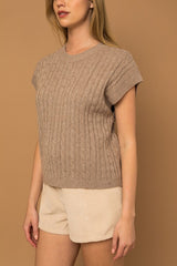 Chic Cable Knit Vest king-general-store-5710.myshopify.com