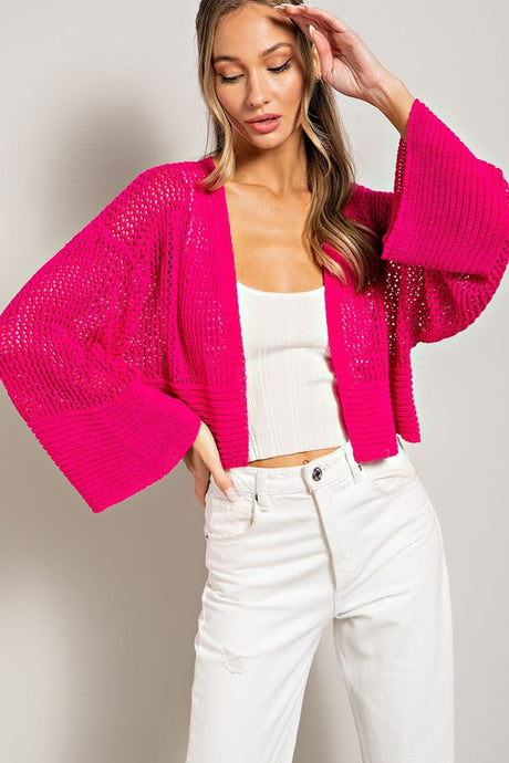 Eyelet Knit Cardigan king-general-store-5710.myshopify.com