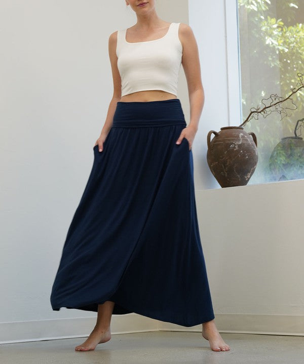 BAMBOO YOGA MAXI SKIRT king-general-store-5710.myshopify.com