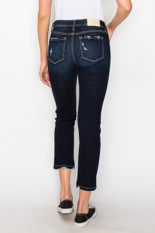 Plus Size - High Rise Skinny Straight Jeans king-general-store-5710.myshopify.com