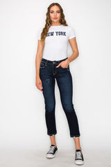 Plus Size - High Rise Skinny Straight Jeans king-general-store-5710.myshopify.com