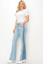 Plus High Rise Boot Cut Color Panel Detail king-general-store-5710.myshopify.com