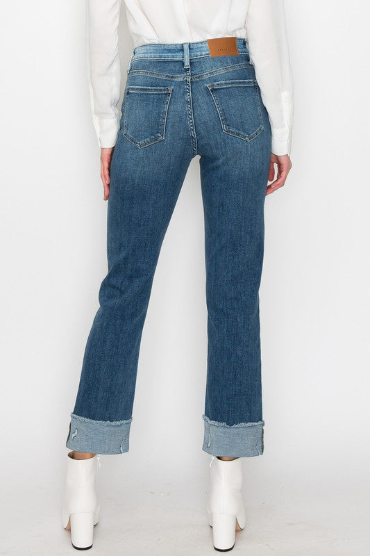 Plus High Rise Straight Jeans king-general-store-5710.myshopify.com