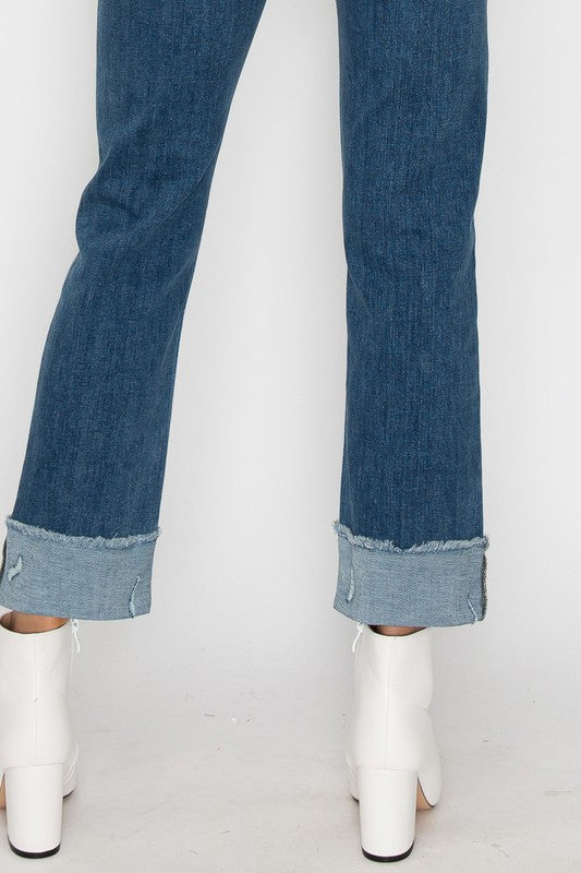 Plus High Rise Straight Jeans king-general-store-5710.myshopify.com