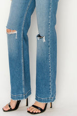 PLUS SIZE - HIGH RISE STRAIGHT LEG JEANS king-general-store-5710.myshopify.com