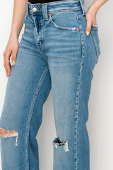 PLUS SIZE - HIGH RISE STRAIGHT LEG JEANS king-general-store-5710.myshopify.com