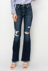 HIGH RISE WESTERN BOOT JEANS king-general-store-5710.myshopify.com