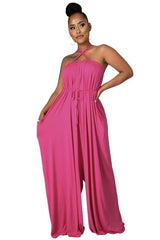 Solid Chiffon Style Sleeveless Jumpsuit king-general-store-5710.myshopify.com