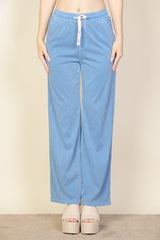 Knit Twill Drawstring Side Pocket Pants king-general-store-5710.myshopify.com