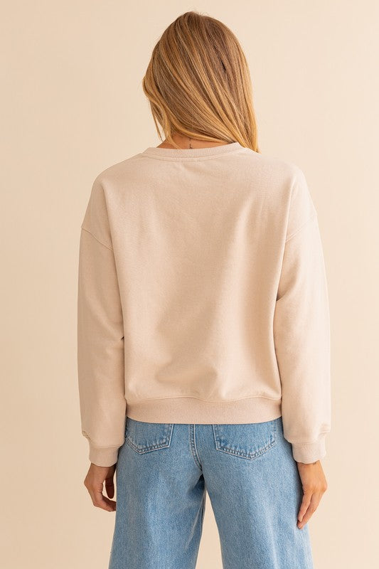 HOWDY Relaxed Fit Sweatshirt