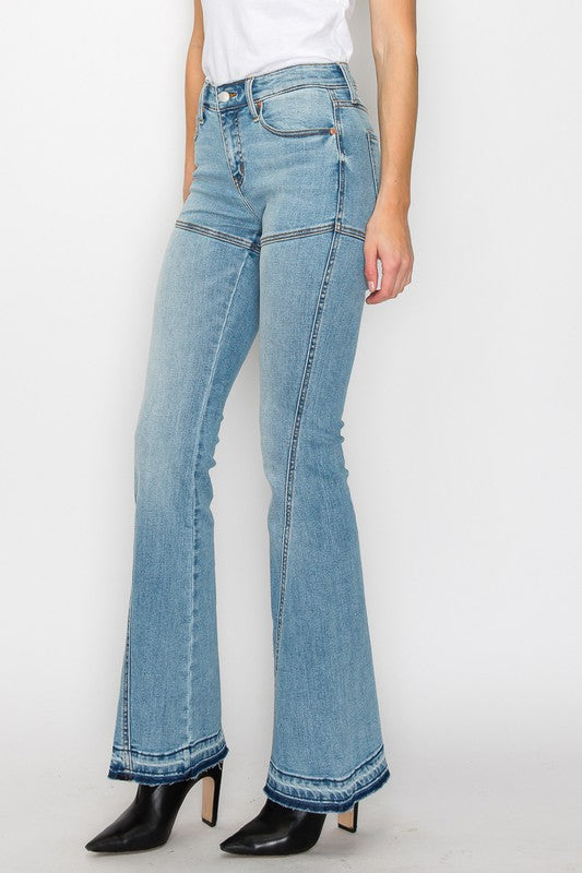 PLUS SIZE / HIGH RISE SKINNY FLARE king-general-store-5710.myshopify.com