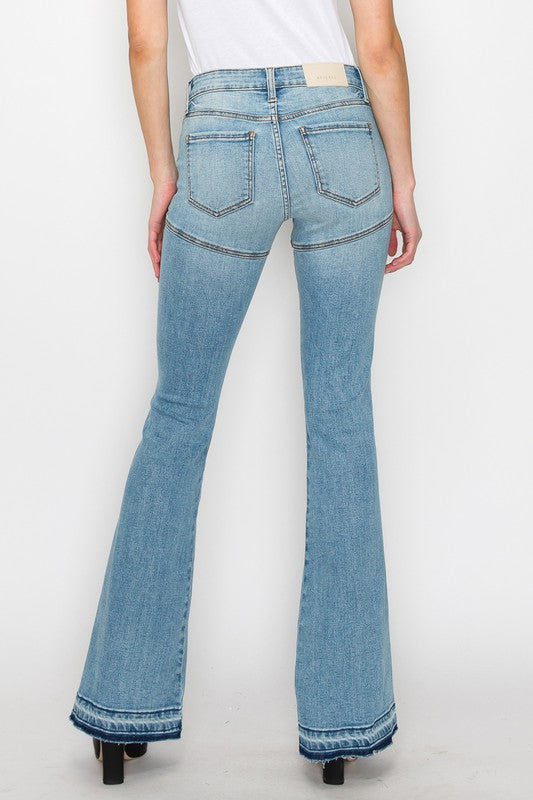 PLUS SIZE / HIGH RISE SKINNY FLARE king-general-store-5710.myshopify.com