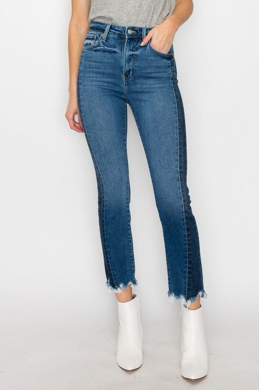 Plus High Rise Slim Straight Jeans king-general-store-5710.myshopify.com