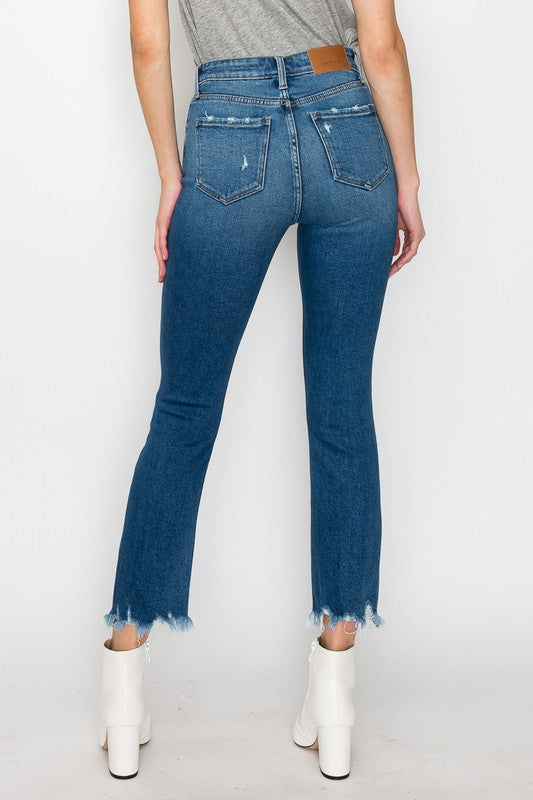 Plus High Rise Slim Straight Jeans king-general-store-5710.myshopify.com