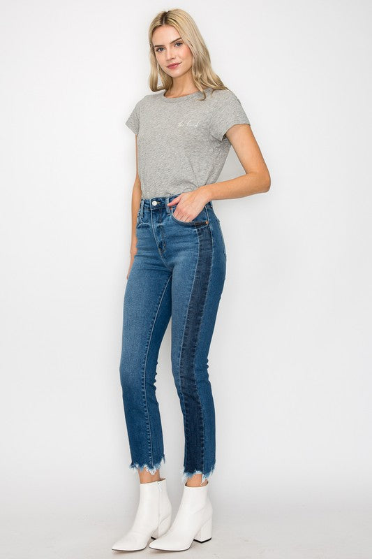 Plus High Rise Slim Straight Jeans king-general-store-5710.myshopify.com