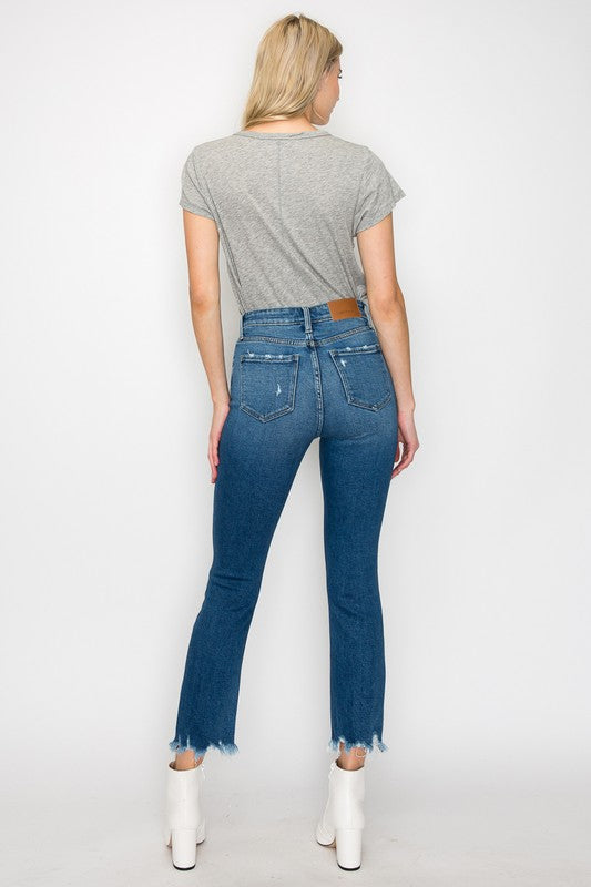 Plus High Rise Slim Straight Jeans king-general-store-5710.myshopify.com