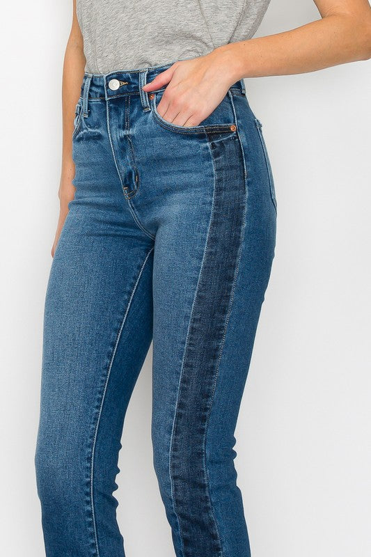 Plus High Rise Slim Straight Jeans king-general-store-5710.myshopify.com