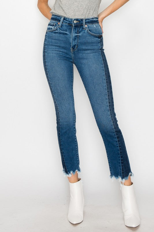 Plus High Rise Slim Straight Jeans king-general-store-5710.myshopify.com