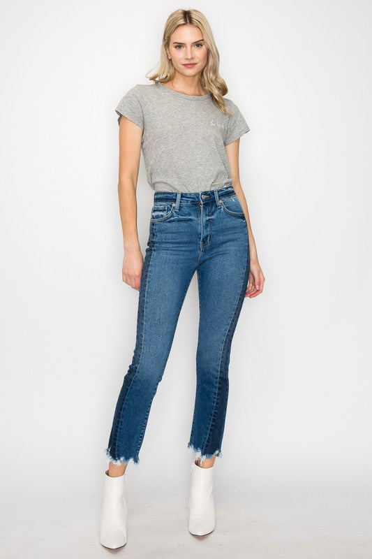 Plus High Rise Slim Straight Jeans king-general-store-5710.myshopify.com