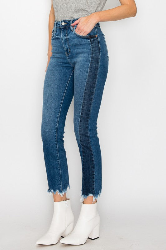 Plus High Rise Slim Straight Jeans king-general-store-5710.myshopify.com