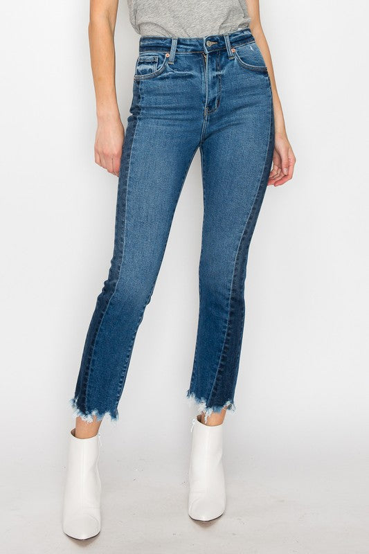 Plus High Rise Slim Straight Jeans king-general-store-5710.myshopify.com