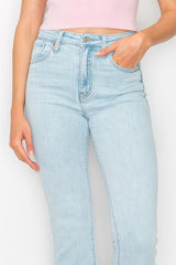 PLUS SIZE - HIGH RISE BOOT CUT JEANS king-general-store-5710.myshopify.com