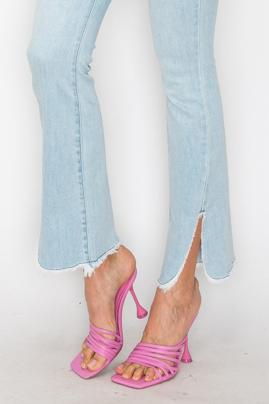 PLUS SIZE - HIGH RISE BOOT CUT JEANS king-general-store-5710.myshopify.com