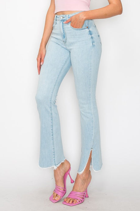 PLUS SIZE - HIGH RISE BOOT CUT JEANS king-general-store-5710.myshopify.com