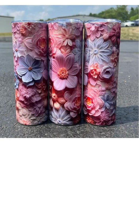 3D Flower Tumbler king-general-store-5710.myshopify.com