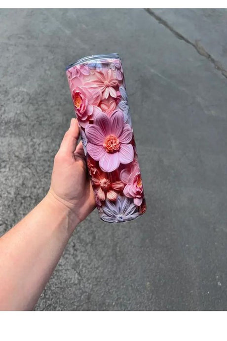 3D Flower Tumbler king-general-store-5710.myshopify.com