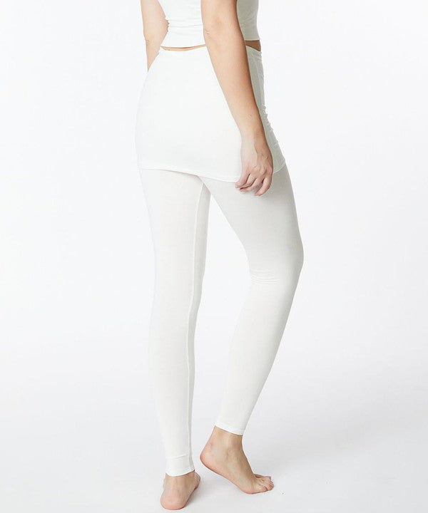 Bamboo Pre Washed One Piece Skirted Legging king-general-store-5710.myshopify.com