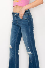 PLUS SIZE - LOW RISE STRETCH VINTAGE FLARE JEANS king-general-store-5710.myshopify.com