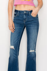 PLUS SIZE - LOW RISE STRETCH VINTAGE FLARE JEANS king-general-store-5710.myshopify.com