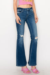 PLUS SIZE - LOW RISE STRETCH VINTAGE FLARE JEANS king-general-store-5710.myshopify.com