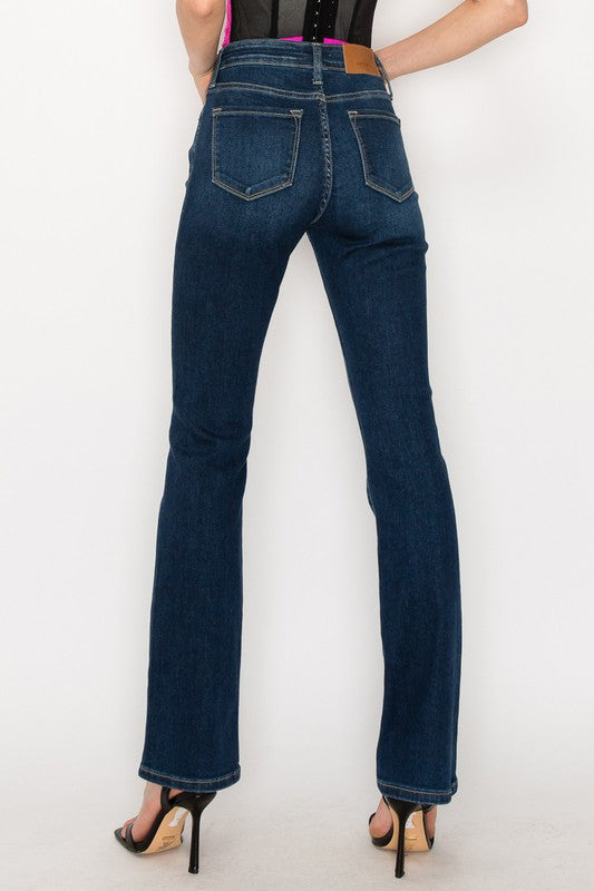 PLUS SIZE - HIGH RISE SKINNY BOOTCUT JEANS king-general-store-5710.myshopify.com