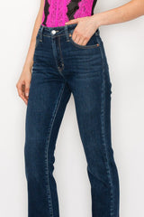 PLUS SIZE - HIGH RISE SKINNY BOOTCUT JEANS king-general-store-5710.myshopify.com