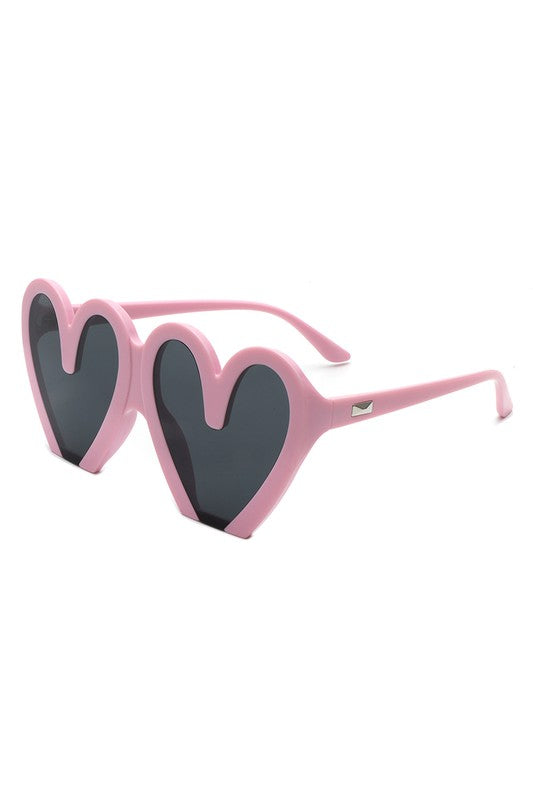 Heart Shaped Oversized Party Fashion Sunglasses king-general-store-5710.myshopify.com