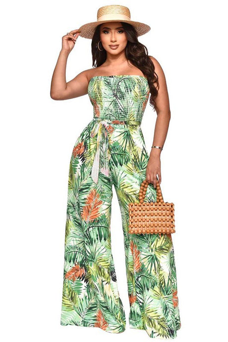 Sleeveless Floral Print Jumpsuit king-general-store-5710.myshopify.com