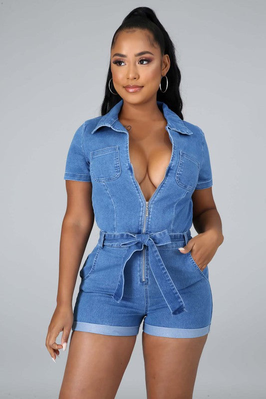 Light Blue Sexy Summer Romper king-general-store-5710.myshopify.com