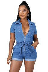 Light Blue Sexy Summer Romper king-general-store-5710.myshopify.com