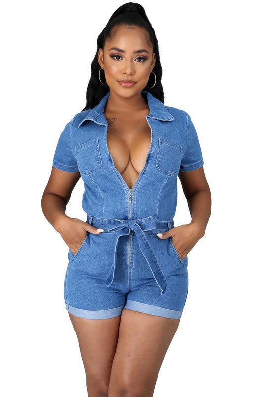 Light Blue Sexy Summer Romper king-general-store-5710.myshopify.com